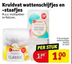 Kruidvat Kruidvat wattenschijfjes en staafjes aanbieding
