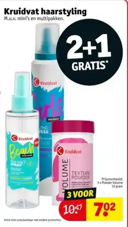 Kruidvat Kruidvat haarstyling aanbieding