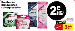 Kruidvat Kruidvat en kruidvat men scheerproducten aanbieding