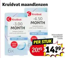 Kruidvat Kruidvat maandlenzen aanbieding