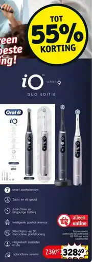 Kruidvat Oral-B iO series 9 duo editie aanbieding
