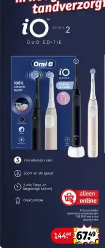 Kruidvat Oral-B iO series 2 duo editie aanbieding
