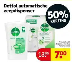Kruidvat Dettol automatische zeepdispenser aanbieding