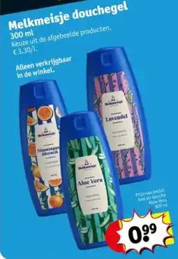 Kruidvat Melkmeisje douchegel aanbieding