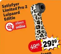 Kruidvat Satisfyer limited pro 2 luipaard editie aanbieding