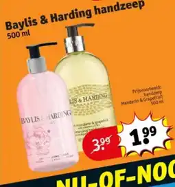 Kruidvat Baylis & harding handzeep aanbieding