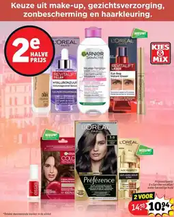 Kruidvat Keuze uit make-up, gezichtsverzorging, zonbescherming en haarkleuring. aanbieding
