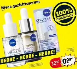 Kruidvat Nivea gezichtsserum aanbieding