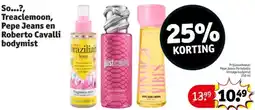 Kruidvat So...? Treaclemoon, Pepe Jeans en Roberto Cavalli bodymist aanbieding