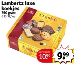 Kruidvat Lambertz luxe koekjes aanbieding