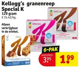 Kruidvat Kellogg's granenreep Special K aanbieding