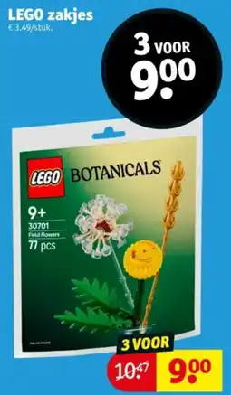 Kruidvat LEGO zakjes aanbieding