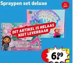 Kruidvat Spraypen set deluxe aanbieding