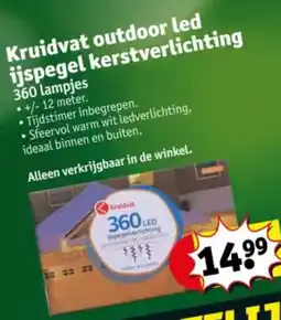 Kruidvat Kruidvat outdoor led ijspegel kerstverlichting aanbieding