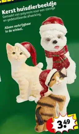 Kruidvat Kerst huisdierbeeldje aanbieding