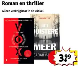 Kruidvat Roman en thriller aanbieding