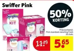 Kruidvat Swiffer Pink aanbieding