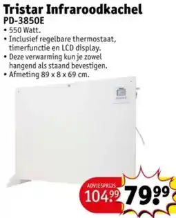 Kruidvat Tristar Infraroodkachel PD-3850E aanbieding