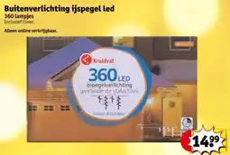 Kruidvat Buitenverlichting ijspegel led aanbieding