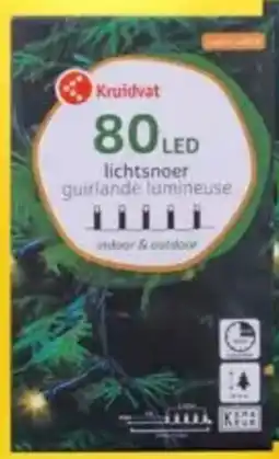 Kruidvat Outdoor led 80 lampjes aanbieding