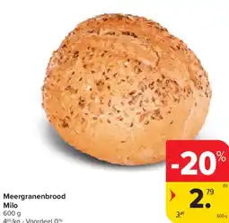 Carrefour Market Meergranenbrood milo aanbieding