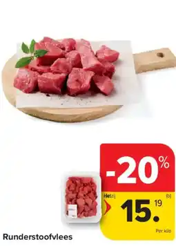Carrefour Market Runderstoofvlees aanbieding