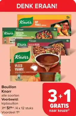 Carrefour Market Knorr Bouillon aanbieding