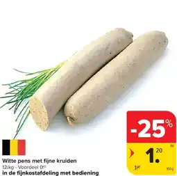 Carrefour Market Witte pens met fijne kruiden aanbieding
