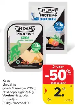 Carrefour Market Lindahls Kaas aanbieding