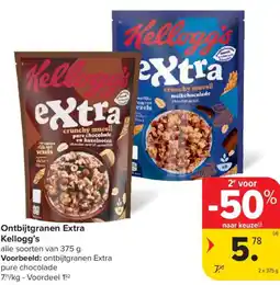 Carrefour Market Kellogg's Ontbijtgranen Extra aanbieding