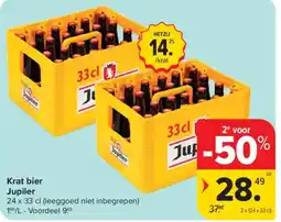 Carrefour Market Jupiler Krat bier aanbieding