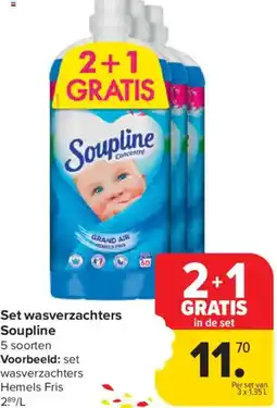 Carrefour Market Soupline Set wasverzachters aanbieding