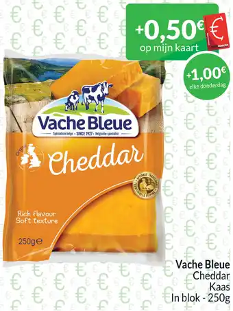 Intermarché Vache Bleue Cheddar Kaas aanbieding