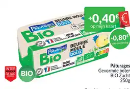 Intermarché Pâturages Gevormde boter BIO Zacht aanbieding