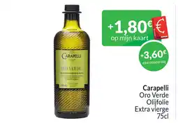 Intermarché Carapelli Oro Verde Olijfolie Extra vierge aanbieding