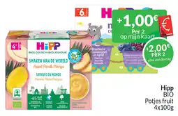 Intermarché Hipp BIO Potjes fruit aanbieding