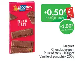Intermarché Jacques Chocoladerepen aanbieding