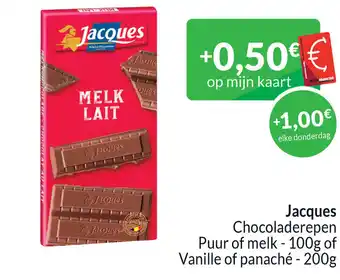 Intermarché Jacques Chocoladerepen aanbieding
