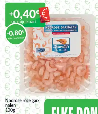 Noordse roze garnalen