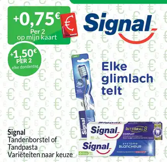 Intermarché Signal Tandenborstel of Tandpasta aanbieding