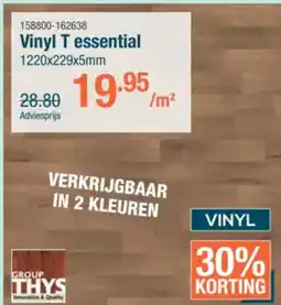 Cevo Group thys Vinyl T essential aanbieding