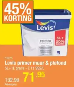 Cevo Levis primer muur & plafond aanbieding