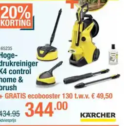 Cevo KÄRCHER Hogedrukreiniger K4 control home & brush aanbieding
