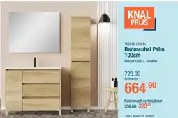Cevo Badmeubel Palm Onderkast + lavabo aanbieding