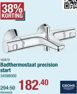 Cevo Grohe Badthermostaat precision start aanbieding