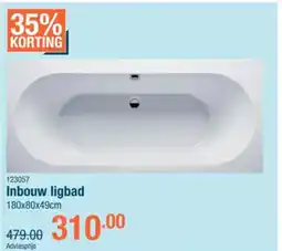 Cevo Inbouw ligbad aanbieding