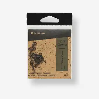 Decathlon Wartel voor karpervissen Swivel spinner x10 aanbieding