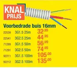 Cevo Voorbedrade buis aanbieding