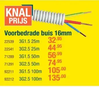 Cevo Voorbedrade buis aanbieding