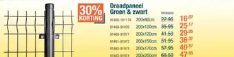 Cevo Draadpaneel Groen & zwart aanbieding